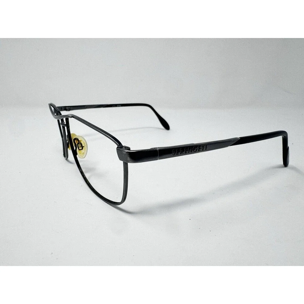 Serengeti GG6212 212 Gunmetal Aviator Eyeglass Frames 63-12-135 Japan